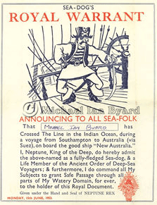 King Neptune Royal Warrant